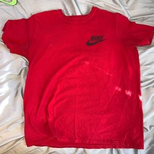 Red nike t-shirt